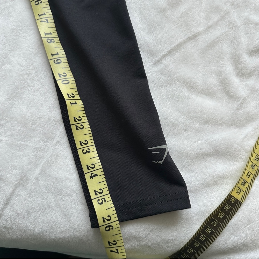 Gymshark Black High-Waist Leggings - Picture 7 of 10